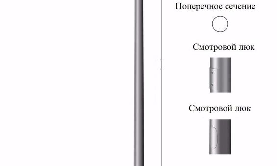 ОККА-3 конические алюминиевые опоры освещения с фланцем