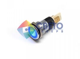 Металлический индикаторный светильник с головкой 16 мм, 220 В, степень защиты IP67