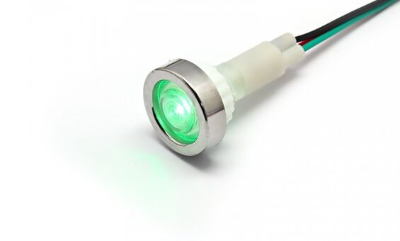 10 мм двухцветный светодиодный пластиковый индикатор IP67