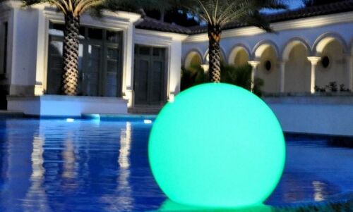 Светящийся светодиодный светильник-плавающий шар  LED 443