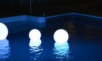 Светящийся светодиодный светильник-плавающий шар  LED 446
